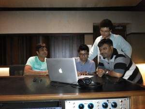 In Recording with Shaan