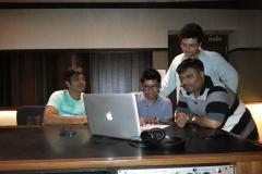 In Recording with Shaan